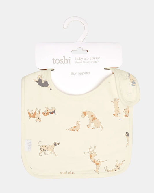 Toshi Baby Bib- Puppy Love