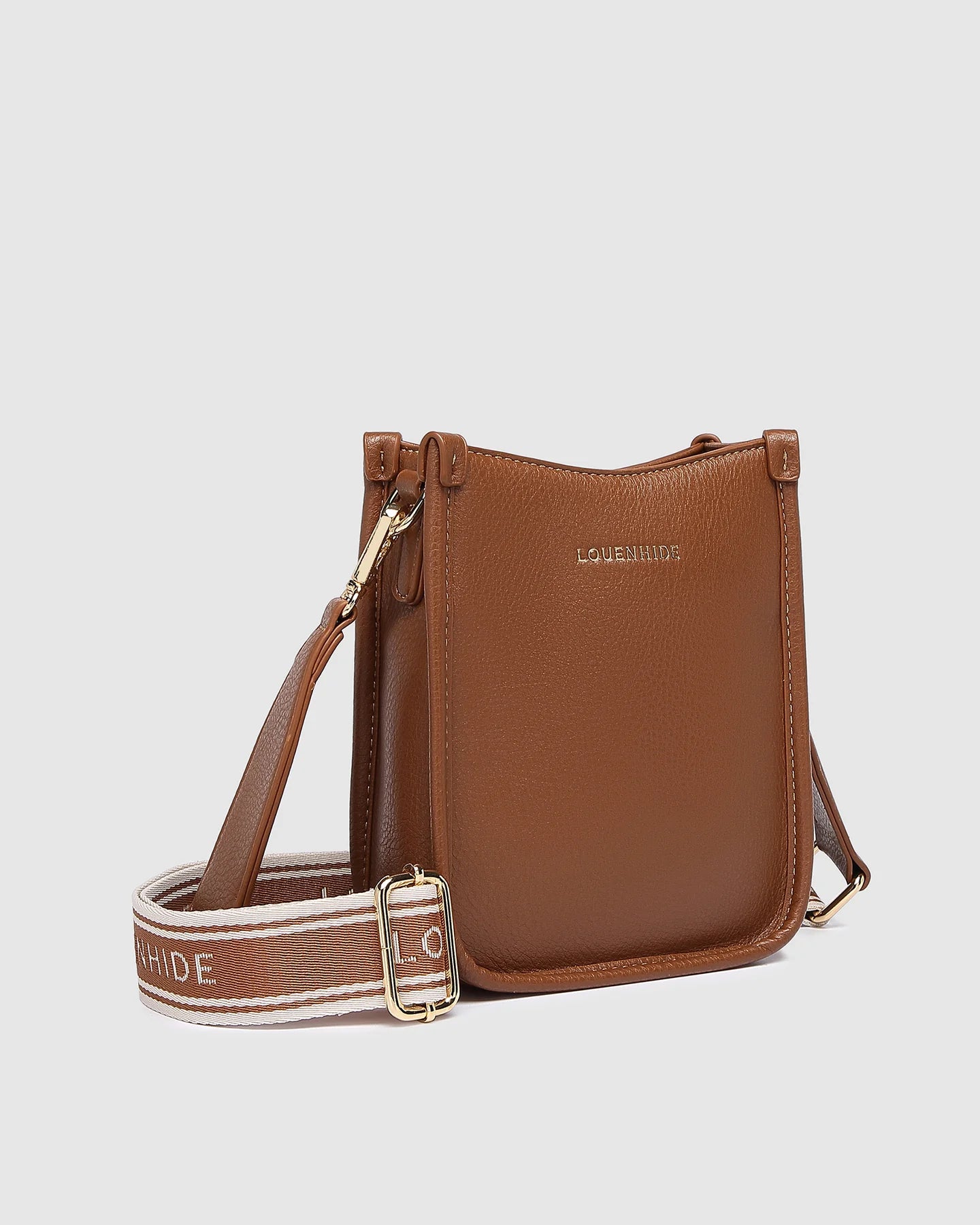 Louenhide Parker Logo Phone Bag - Tan