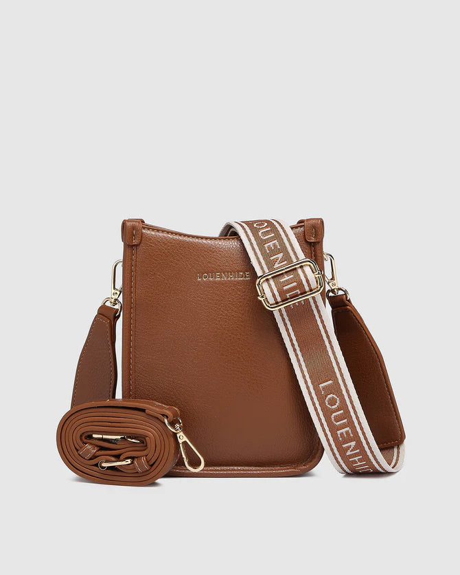 Louenhide Parker Logo Phone Bag - Tan