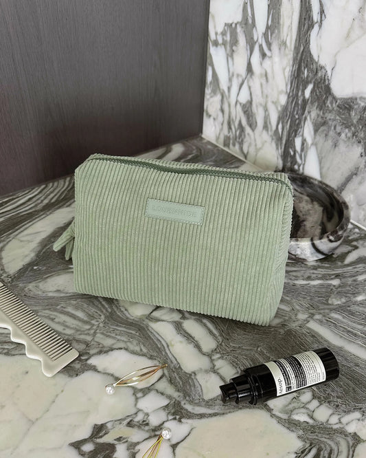 Destiny Cosmetic Case | Sage Green