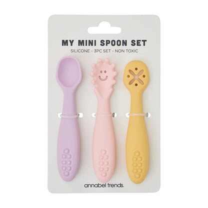 Silicone Cutlery Set (3pc) | Sunset