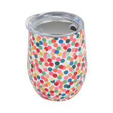 Load image into Gallery viewer, Double Walled Wine Tumbler - Confetti
