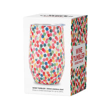 Load image into Gallery viewer, Double Walled Wine Tumbler - Confetti
