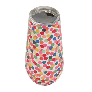 Double Walled Sparkling Flute- Confetti