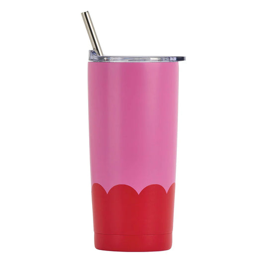 Smoothie Cup 500mL- Stainless Steel | Pink/Red