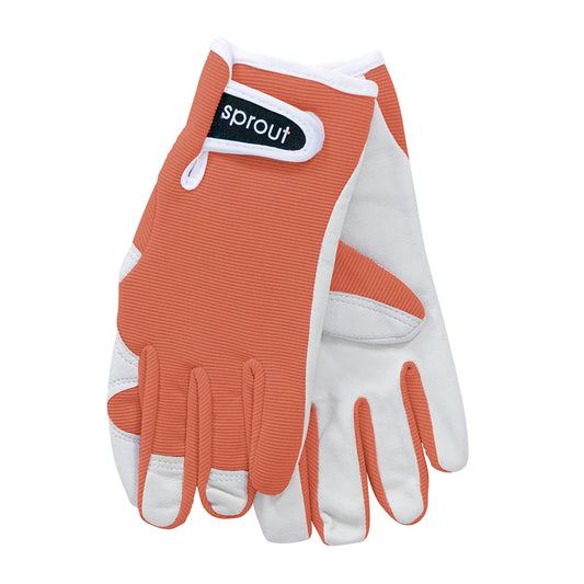 Sprout Goatskin Gloves | Terracotta