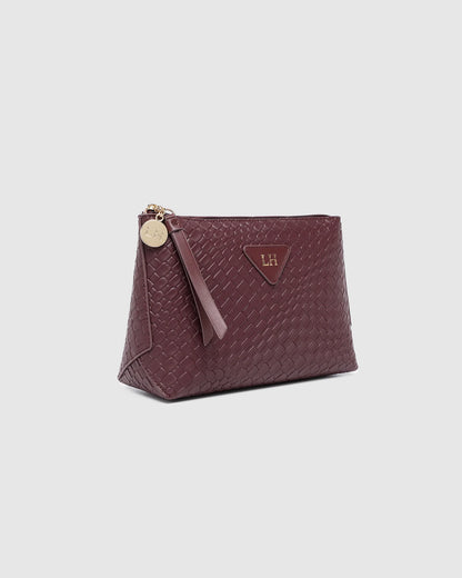 Carlo Makeup Bag | Burgundy