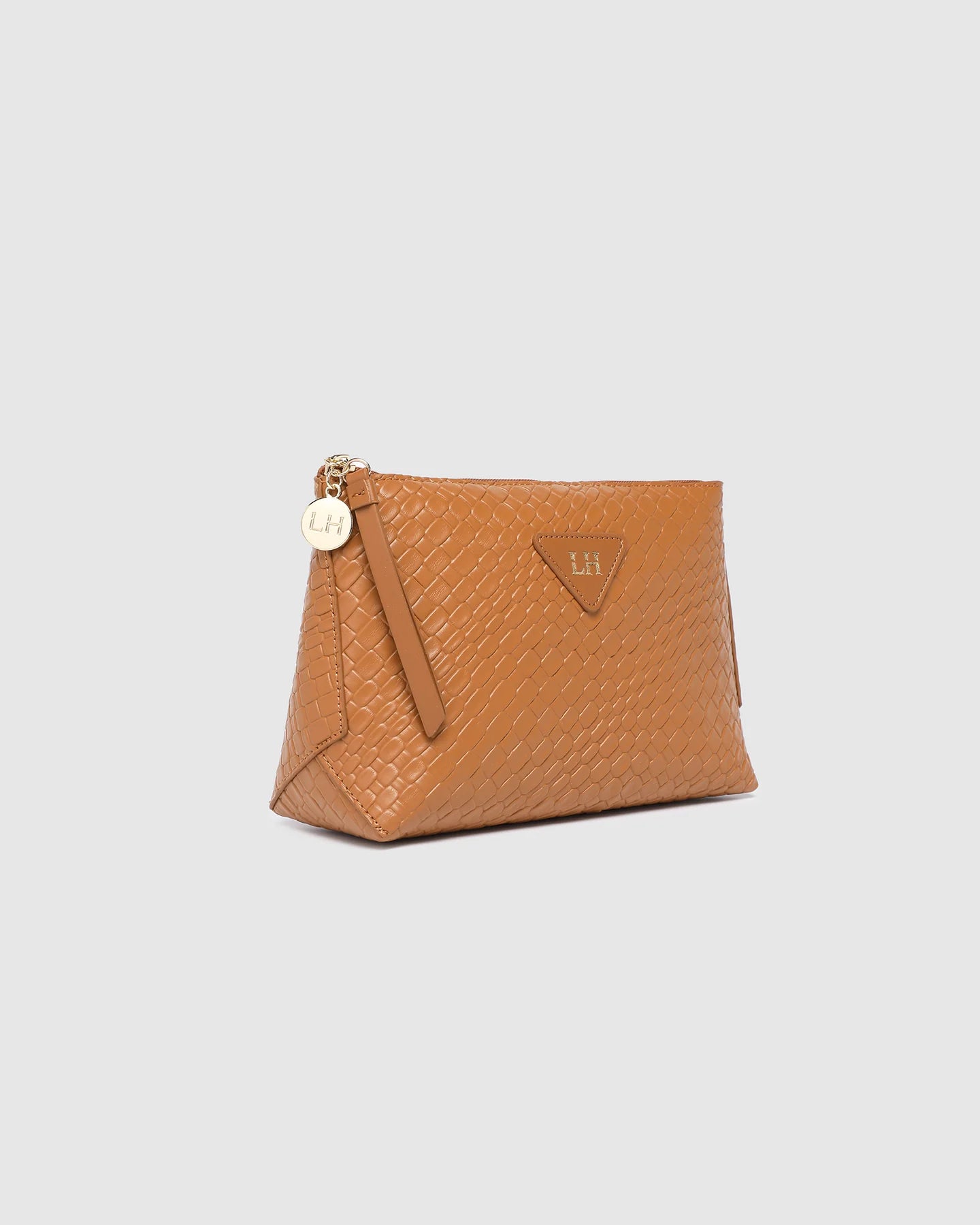 Carlo Makeup Bag | Caramel