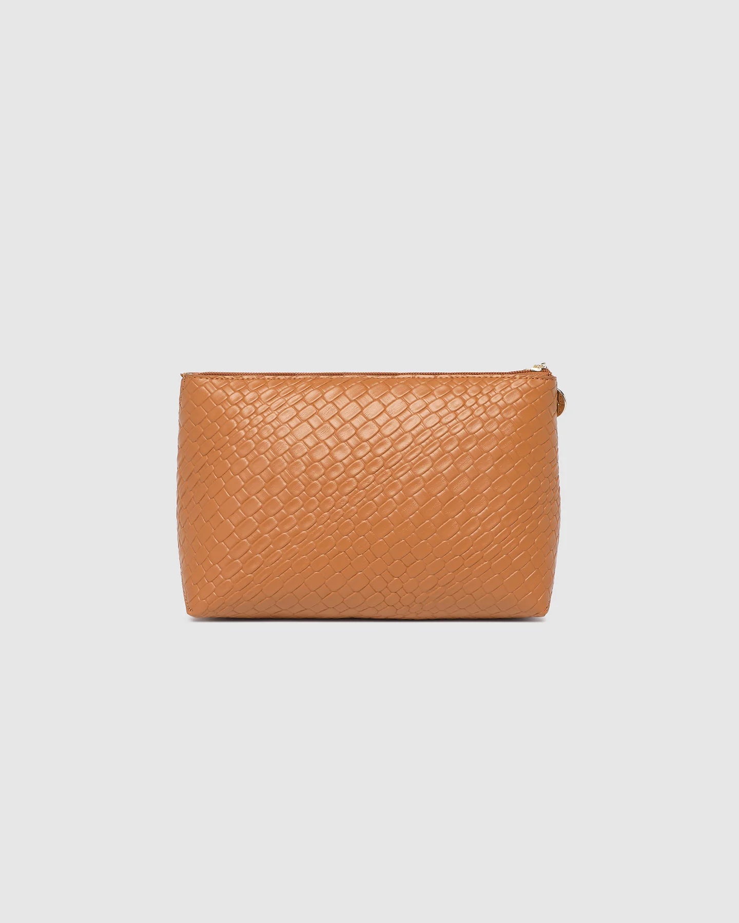 Carlo Makeup Bag | Caramel