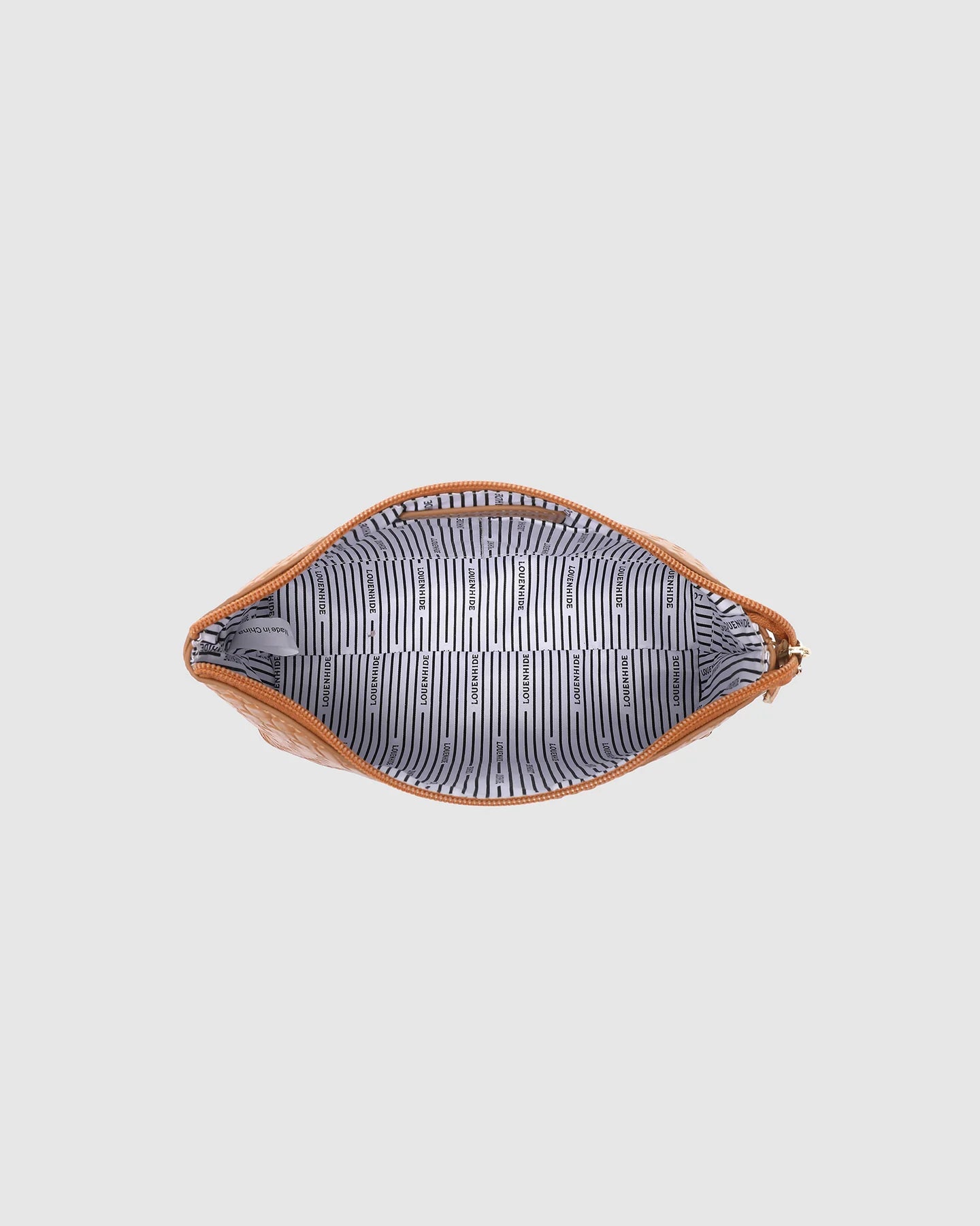 Carlo Makeup Bag | Caramel