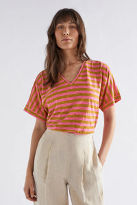 Seter Tee- Honey Gold/ Pink