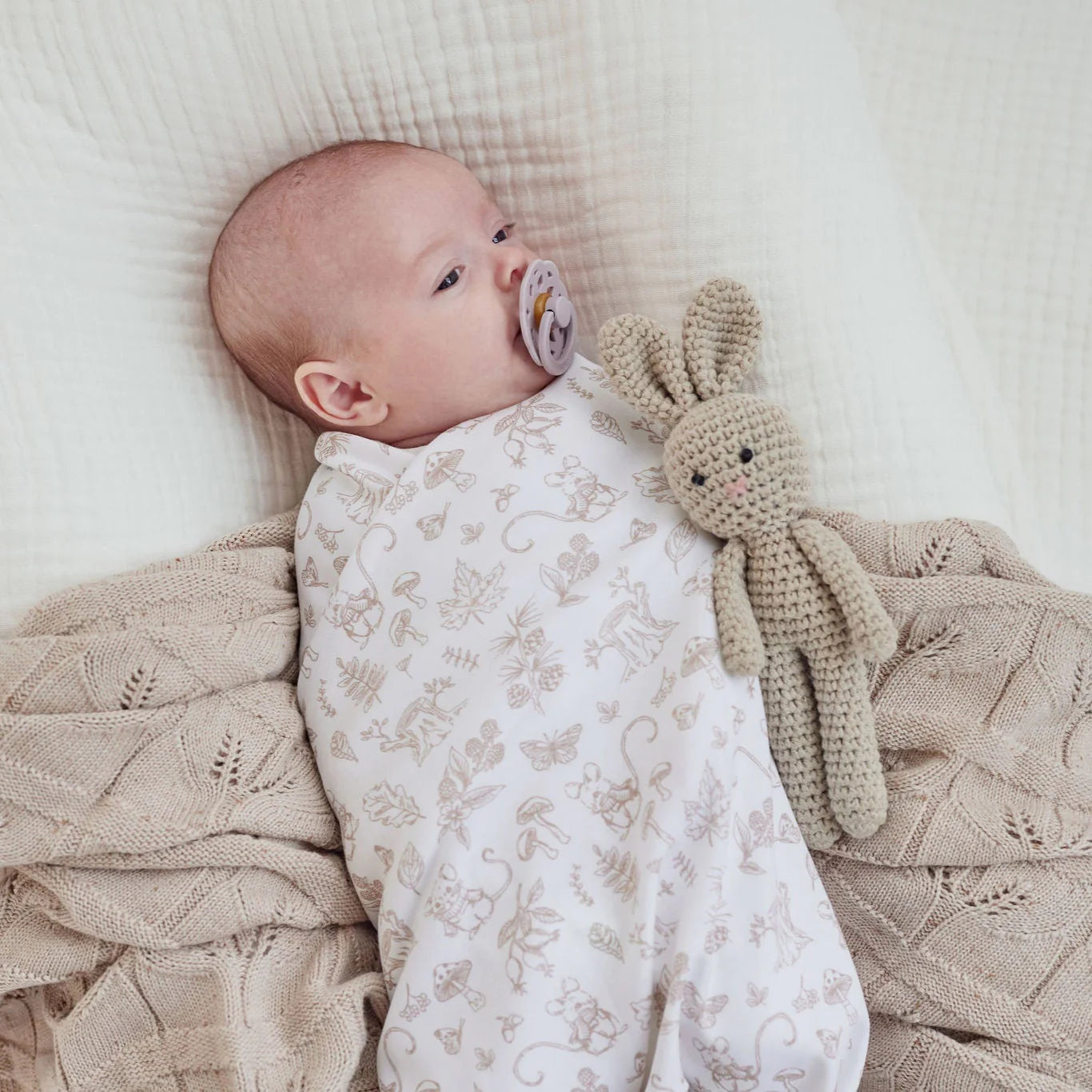 Woodland Mouse Baby Wrap