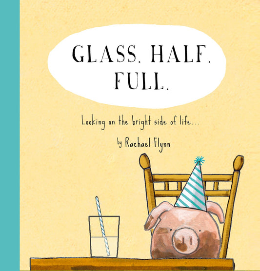 Glass Half Full Hard - Cover Quote Book