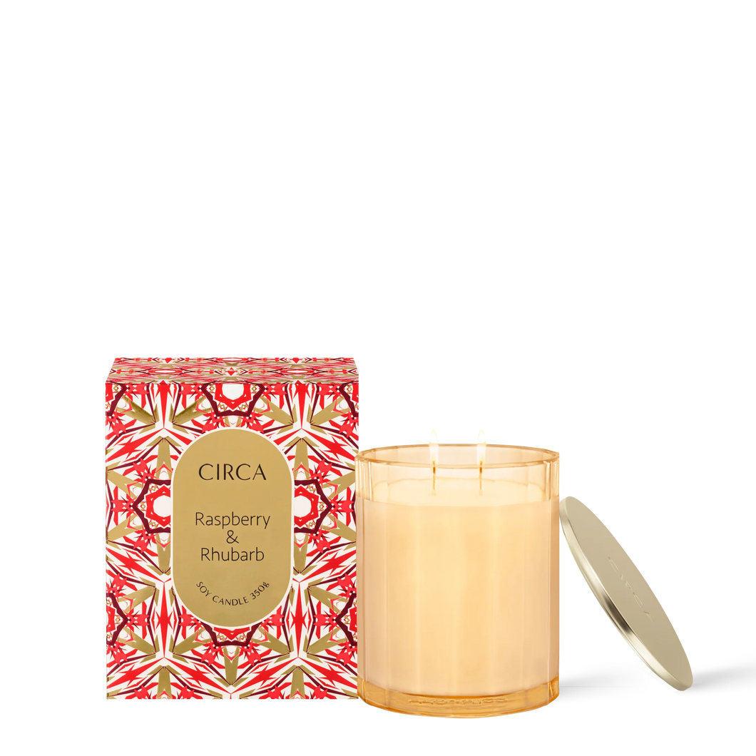 Raspberry & Rhubarb Soy Candle 350g