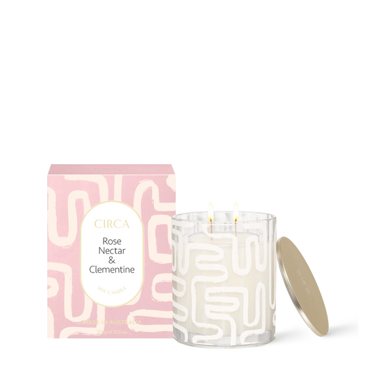 Circa Home Rose Nectar and Clementine- 350g Candle