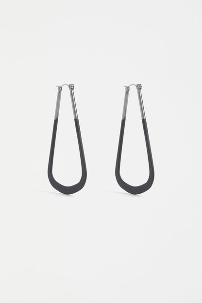 Kuulo Hoop Earring | Black