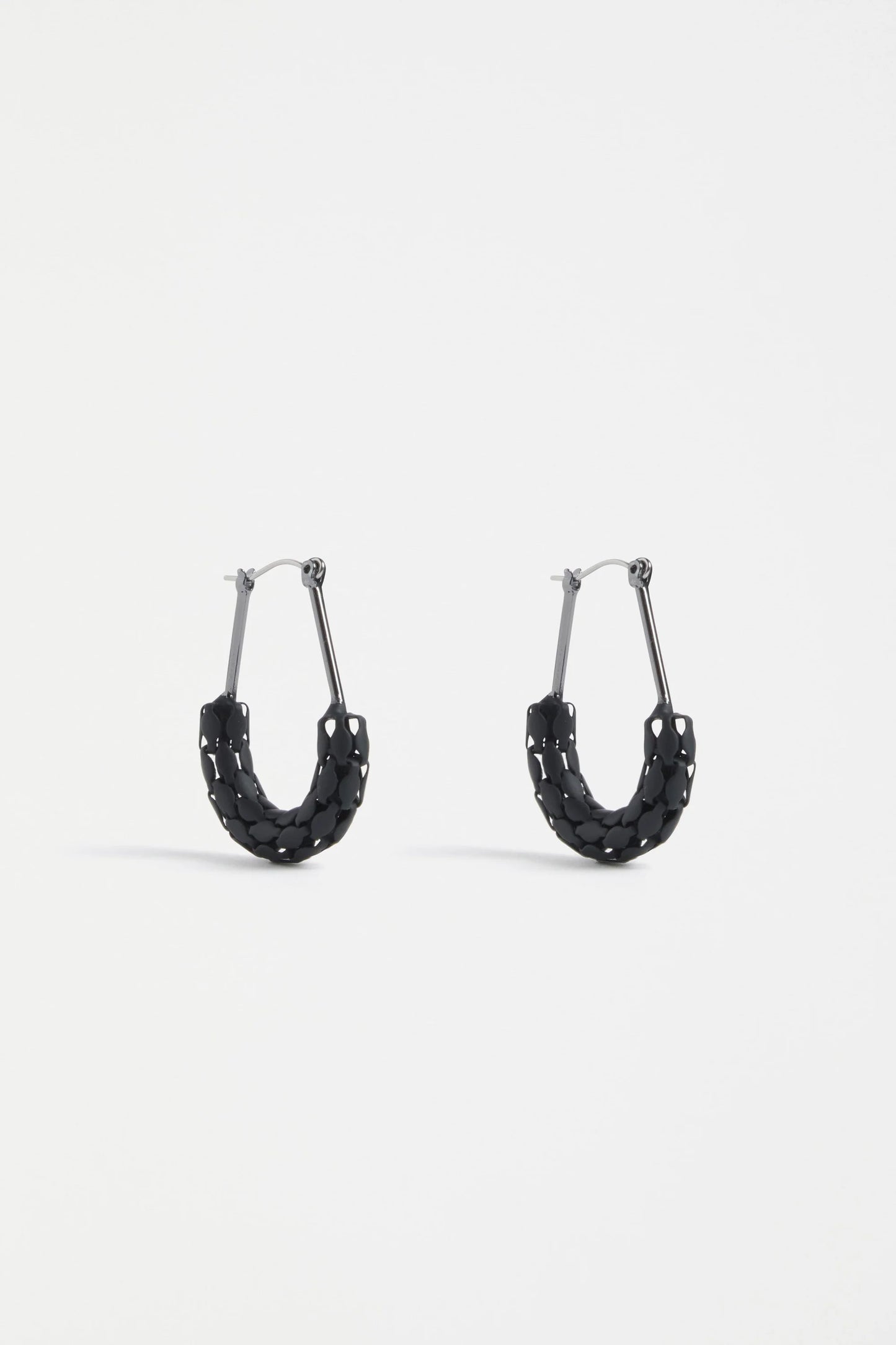 Jali Hoop Earring | Black