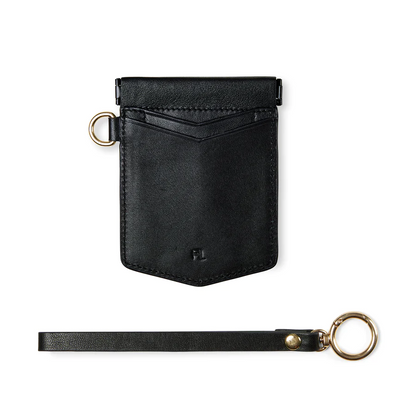 Fox & Leo Pocket Rocket Cardholder- Black