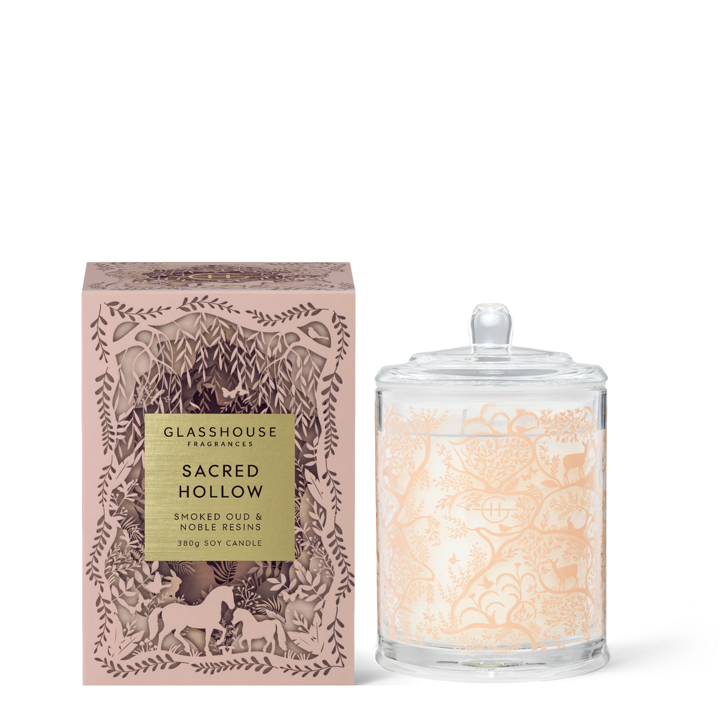 Glasshouse Sacred Hollow Candle 380g