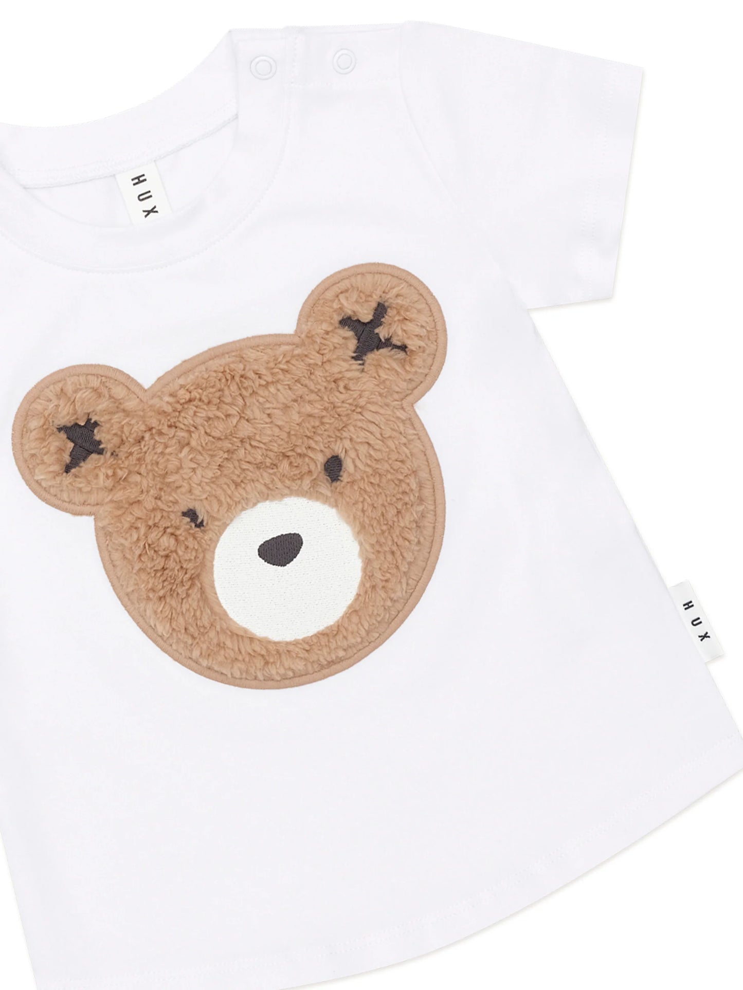 White Furry Huxbear T-Shirt