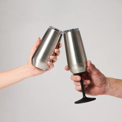 Champagne Flute | Brushed Stainless