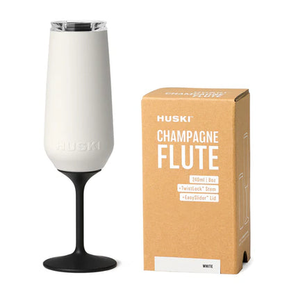 Champagne Flute | White