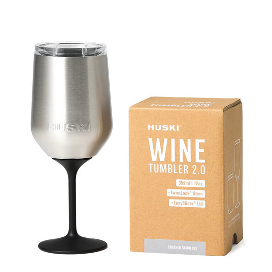 Wine Tumbler 2.0 | Brushed Stainless