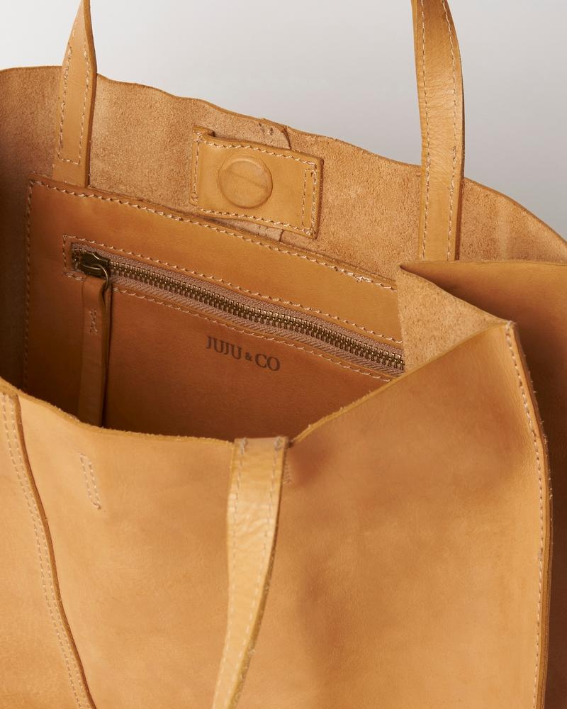 Juju & Co. Baby Unlined Tote Tan