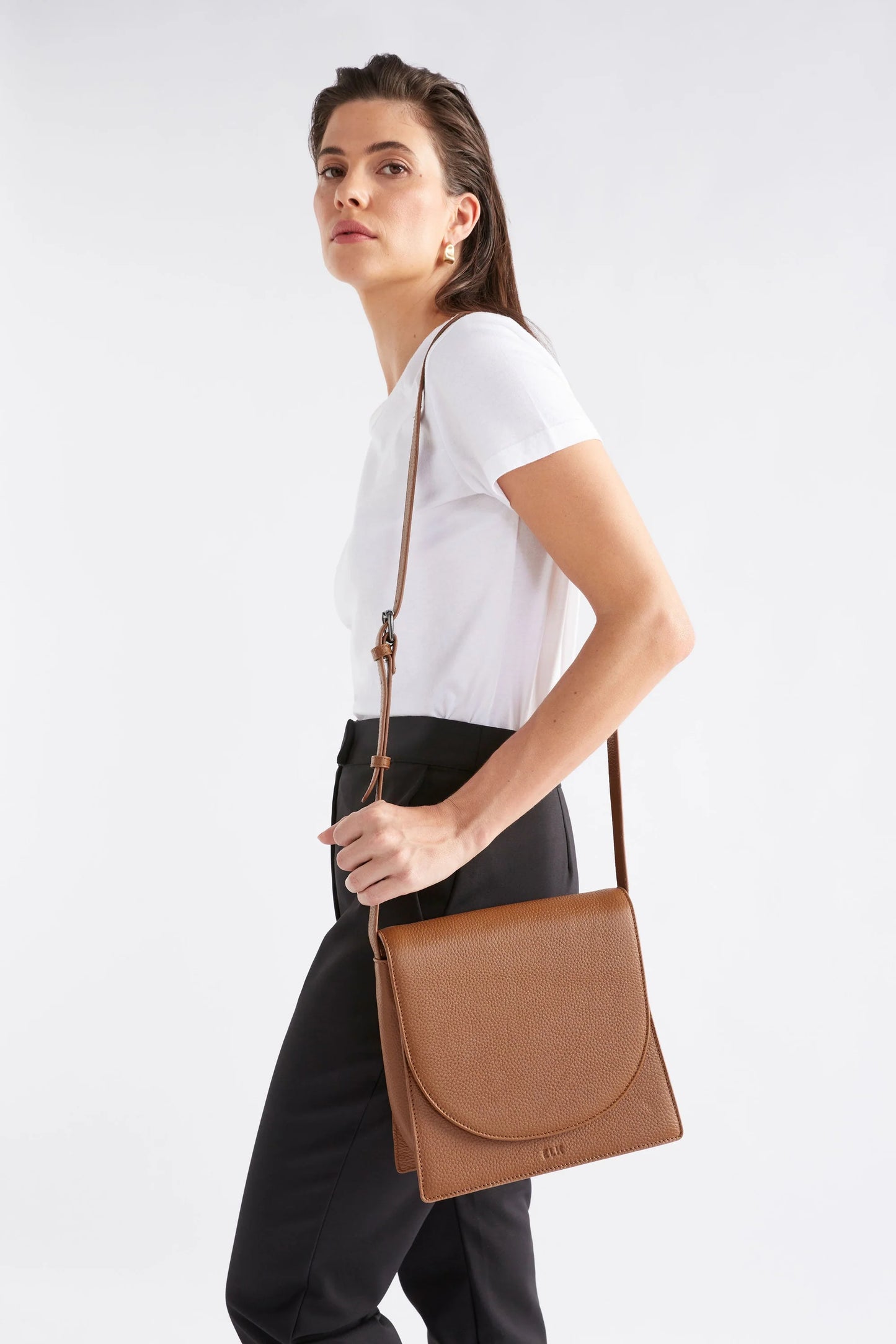 Elk Sejer Crossbody Bag | Tan