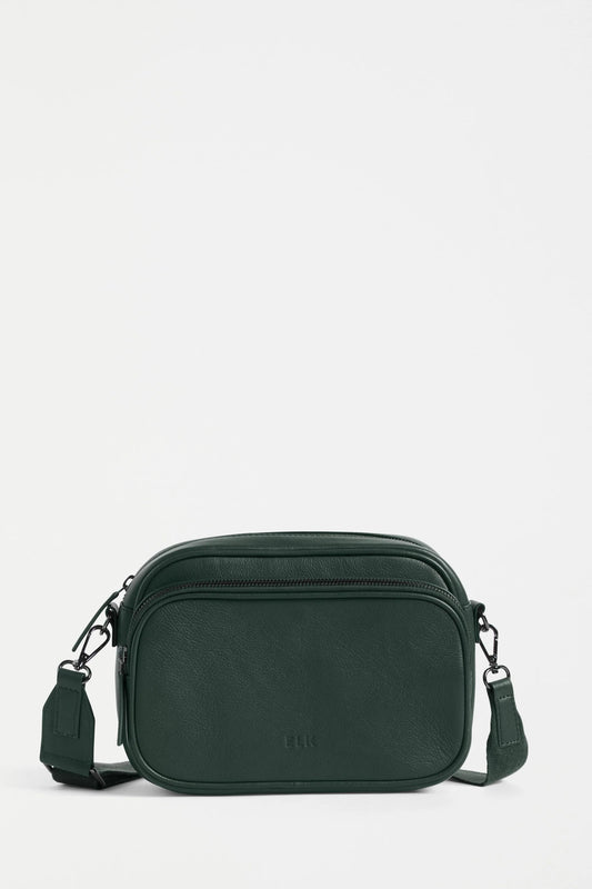 Elk Kassel Leather Crossbody Bag | Milan Green