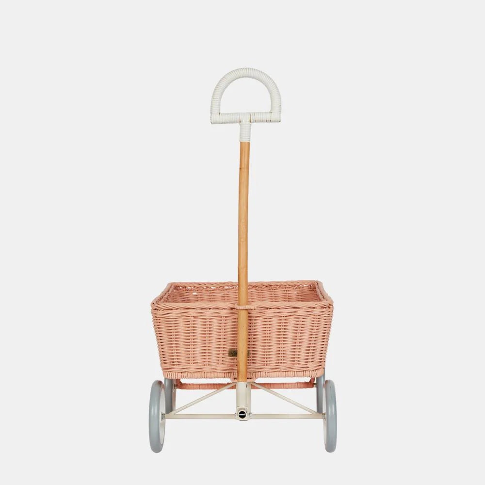 Rattan Wonder Wagon | Rose