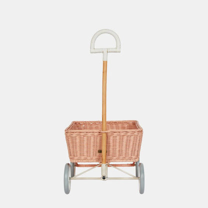 Rattan Wonder Wagon | Rose