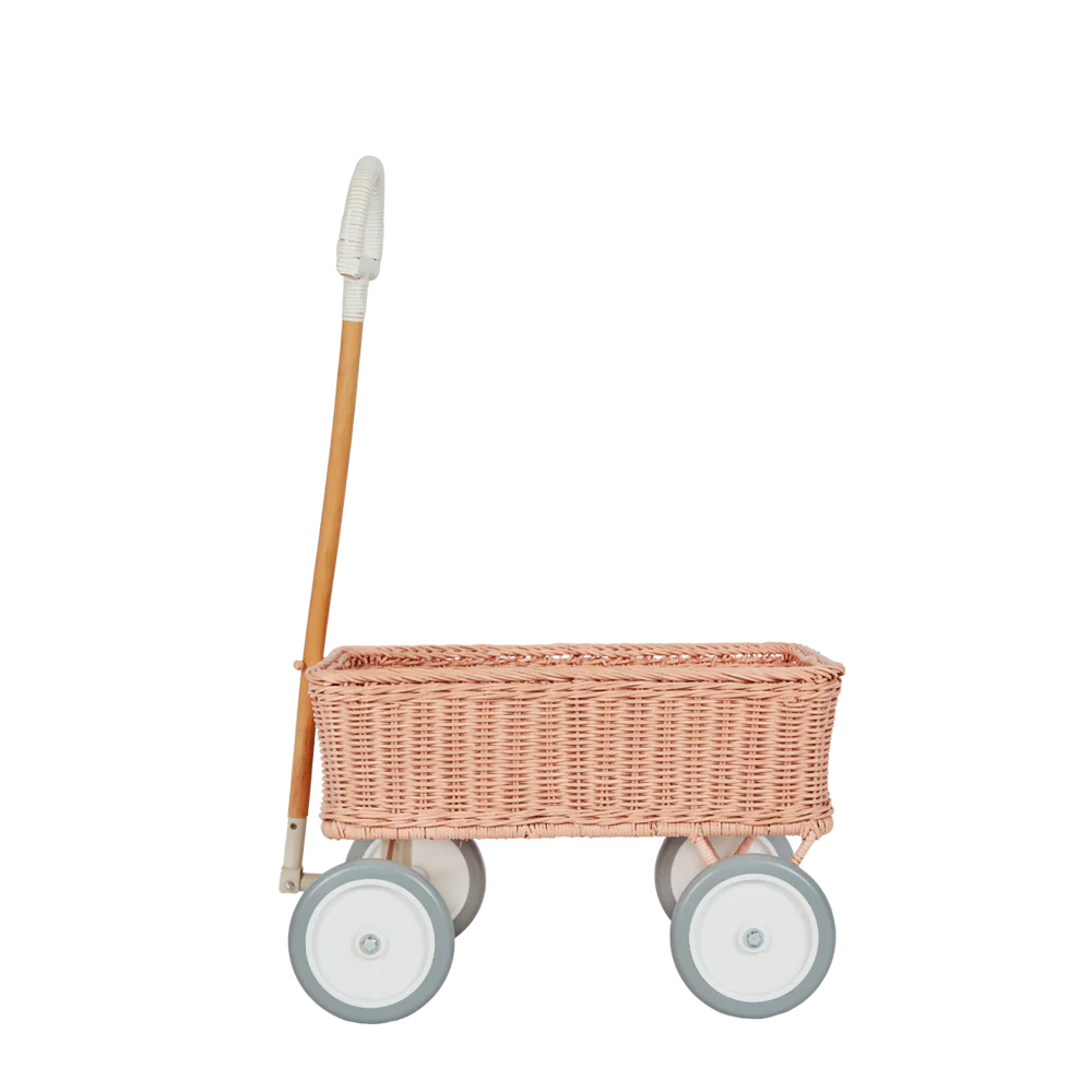 Rattan Wonder Wagon | Rose