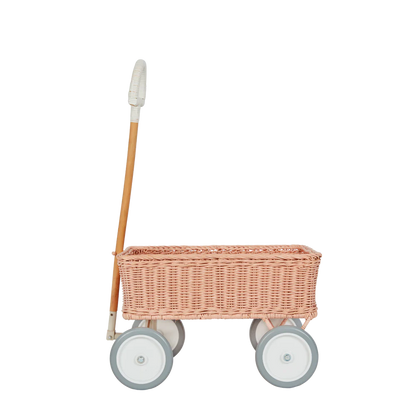 Rattan Wonder Wagon | Rose