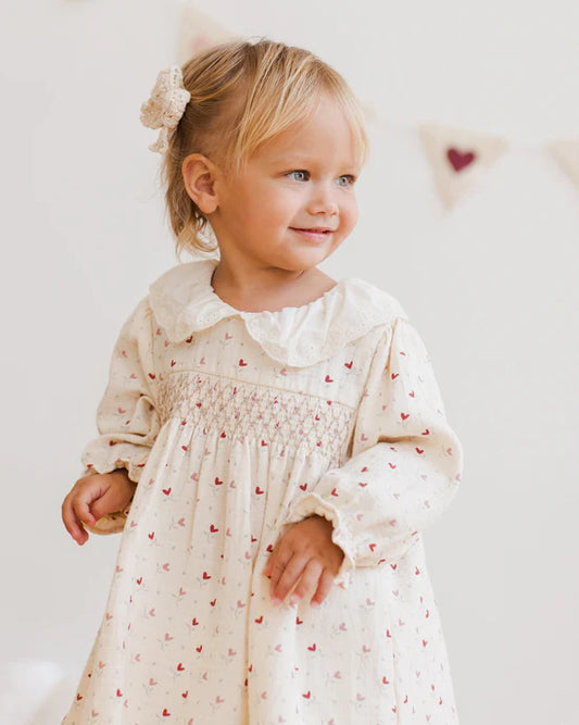 Callie Dress | Heart Ditsy