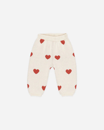 Heart Knit Pants | Natural