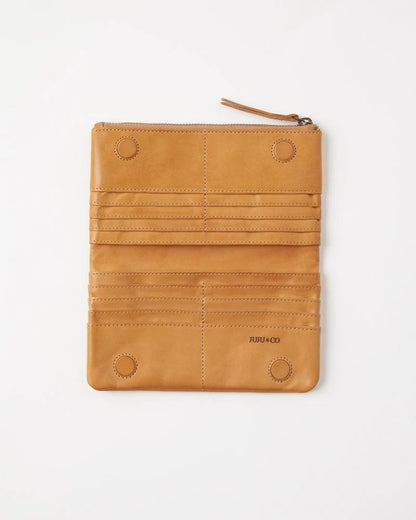 Juju & Co. Large Capri Wallet Tan