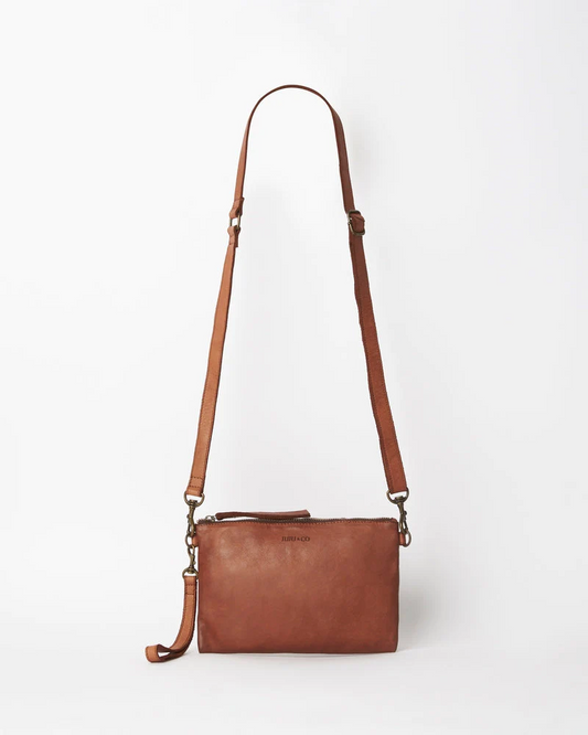 Juju & Co. Monterey Crossbody - Cognac