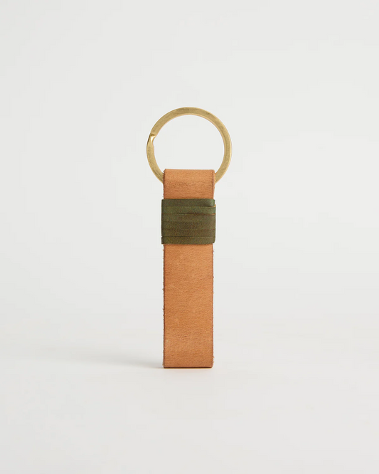 Juju & Co. Remy Key Ring- Tan