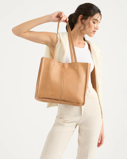 Juju & Co. Baby Unlined Tote Tan