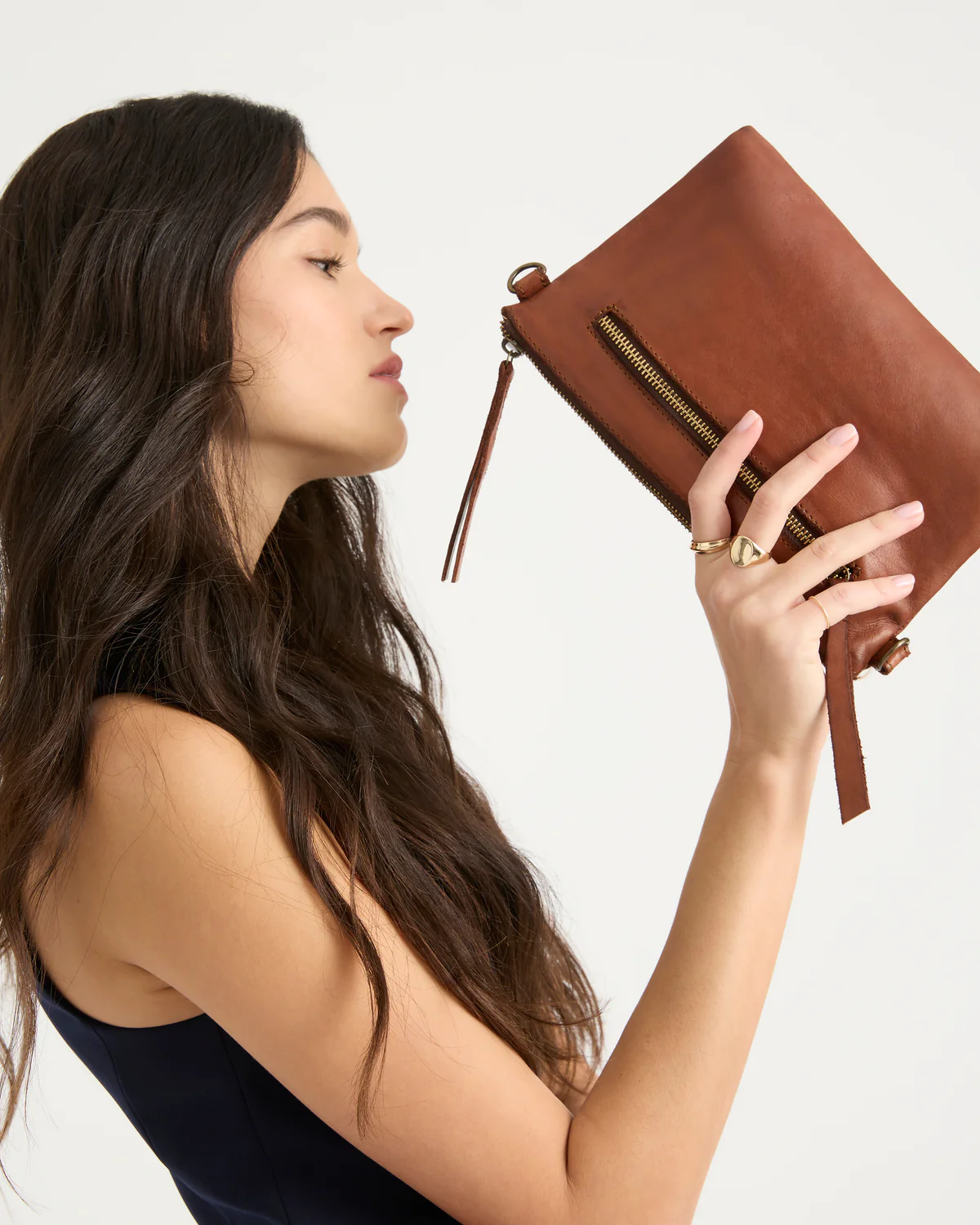 Juju & Co. Monterey Crossbody - Cognac