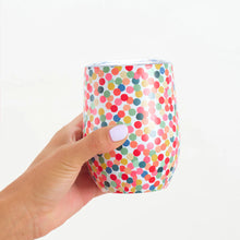 Load image into Gallery viewer, Double Walled Wine Tumbler - Confetti
