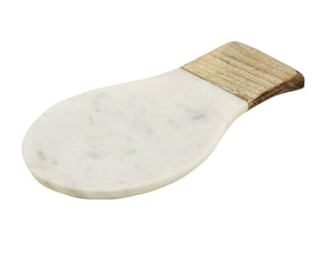 Eliot Spoon Rest- White & Natural