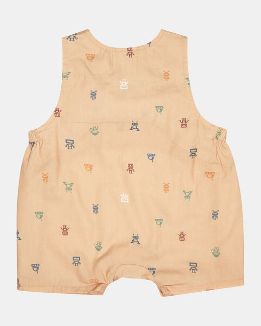 Toshi Baby Romper- Folk Cyborg