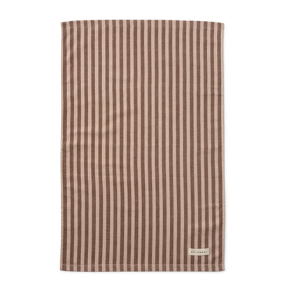 Between The Lines Tea Towel | Choc Malt Print