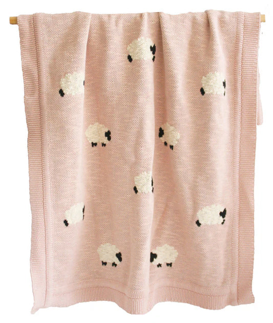 Baa Baa Baby Blanket | Pink