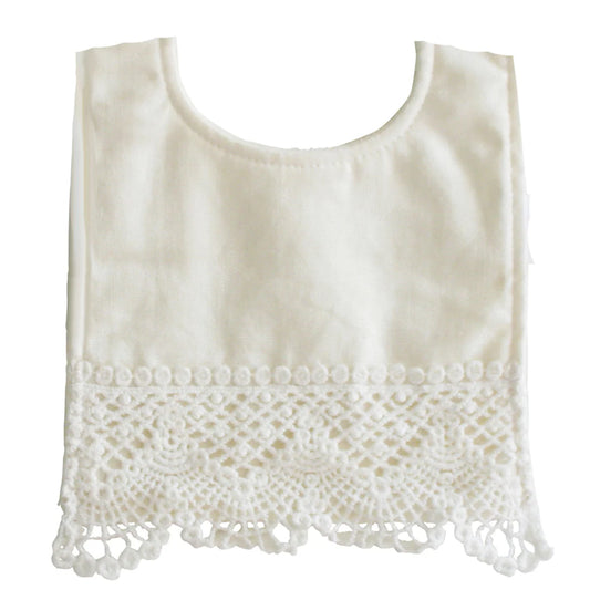 Erin Bib- Ivory Linen