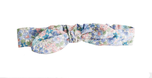 Adjustable Head Bow- Liberty Blue