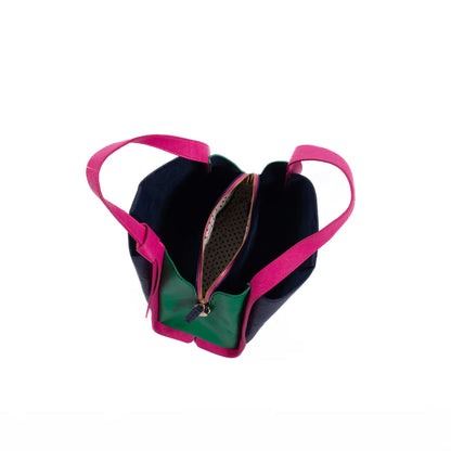 Liv & Milly Tanya - Navy | Green | Fuchsia