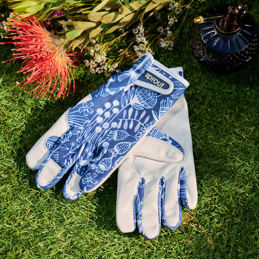 Sprout Goatskin Gloves | Navy Natives